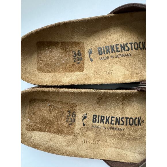 NWOB Birkenstock Women's Madrid Slides in Mocca Sz 36 - Picture 5 of 8
